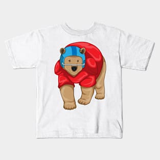 Bear American Football Kids T-Shirt